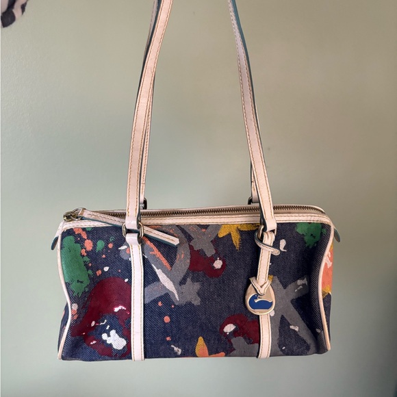 Dooney and Bourke Denim Purse - Picture 1 of 8